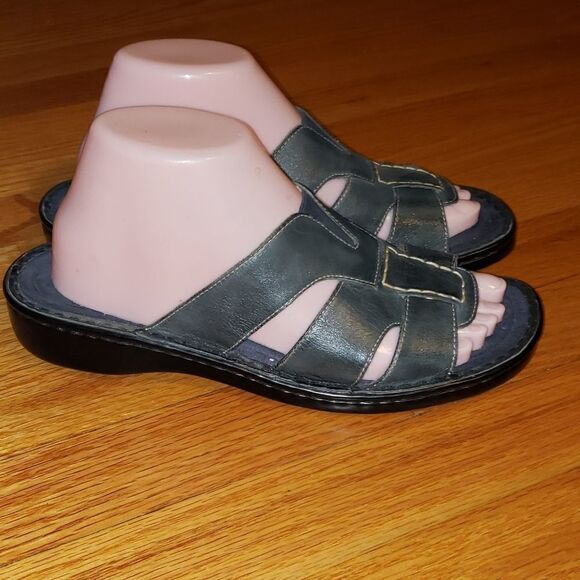 Naturalizer Cason blue leather sandals - Picture 1 of 7